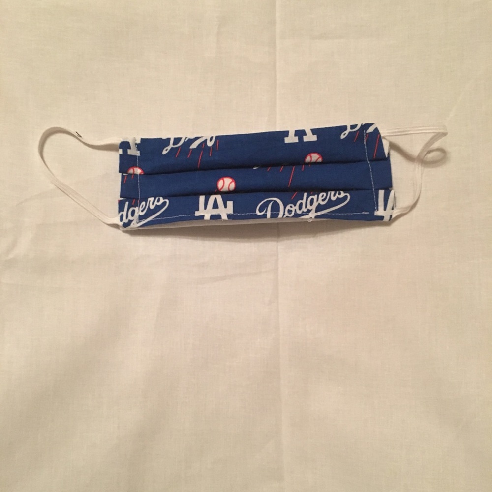 Dodgers adult mask